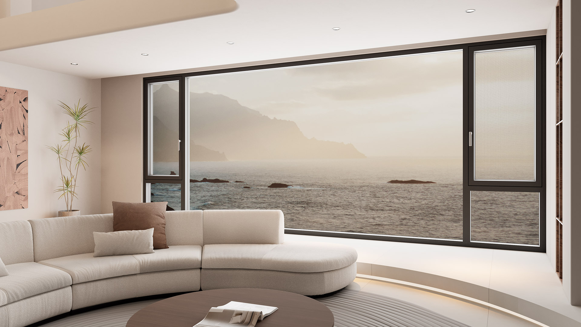 挪威森林斷橋平開窗（雙內開）