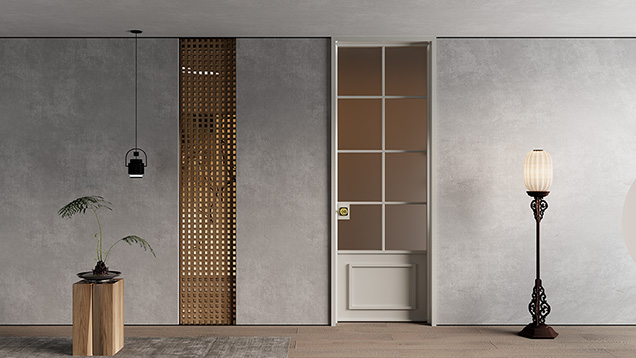 蘭亭平開(kāi)門