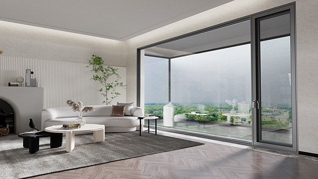 莫奈花園斷橋平開(kāi)門